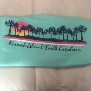 Teal Kiawah Island, South Carolina Long-Sleeve Tee